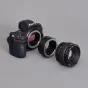 URTH EOS-NIK Z elektroninis objektyvo montavimo adapteris Canon EF į Nikon Z kameras, užtikrinantis visą elektroninę funkciją ir autofokusą.