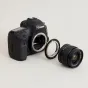 URTH Nikon F į C-mount objektyvo adapteris Canon DSLR kameros korpuso - patikimas F į C mount konvertavimas su matinės juodos spalvos apdaila
