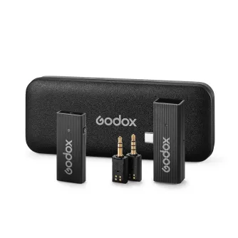 Wireless Lavalier Microphones - Godox MoveLink Mini UC Kit 1 (Black) - buy today in store and with delivery