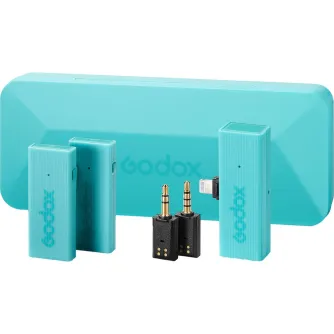 Wireless Lavalier Microphones - Godox MoveLink Mini LT Kit 2 (Macaron Green) Wireless Microphone - quick order from manufacturer