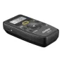 Godox TR-N1 Nikon TR N1 bevielis laikmačio nuotolinio valdymo pultas su skaitmeniniu ekranu, geltona ovalia mygtuku, apvaliu 'SET' mygtuku, krypties rodyklėmis, 'LOCK' ir 'CH' mygtukais, mikro USB prievadu ir tekstūruota rankena