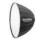 Godox GP5 Parabolinis Softbox 150cm KNOWLED MG1200Bi Bikolori LED šviesai - Softbox portretų fotografijai
