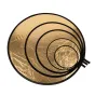 Caruba 2-in-1 Aukso ir Sidabro Reflektorius 30 cm - Sulankstomas šviesos formavimo rinkinys su laikymo krepšiu