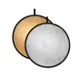 Caruba Reflectiescherm 2 in 1 Goud & Zilver 60cm CRGS 60