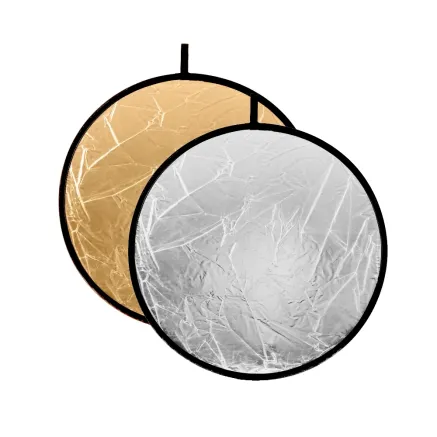 Caruba Reflectiescherm 2 in 1 Goud & Zilver 110cm CRGS 110