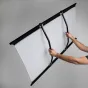 Caruba Sun-Bouncer 7-in-1 Kit 80x140cm - nešiojamas šviesos difuzorius su reguliuojamais ekranais natūralios šviesos kontrolei