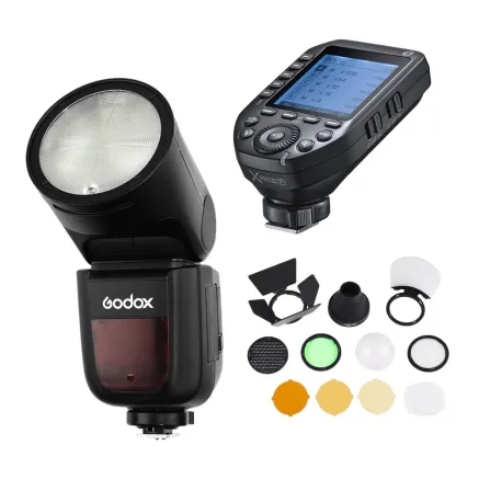 Godox Speedlite V1 Fuji X PRO II Trigger Priedų Rinkinys V1F+X PROll+(AK R1)