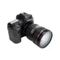 JJC AET-CS2 automatinės prailginimo vamzdžių rinkinys Canon EF/EF-S objektyvams - 12mm ir 25mm vamzdžiai su auksiniais kontaktais ir metaliniu bajonetu makrofotografijai