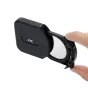 JJC DIFC-C2 Canon Drop-in Filter Case su magnetine uždanga ir apvalia filtro lizdu