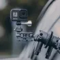 Falcam F22 Quick Release Plate - Patvari aliuminio plokštė su 1/4" srieginiu anga saugiam tvirtinimui F22 sistemose, su GoPro kamera ir gimbal stabilizatoriaus įrenginiu.