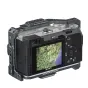 Falcam F22 & F38 Sony Quick Release Camera Cage su Sony A7C, aliuminio konstrukcija, greito atlaisvinimo mechanizmas ir apsauginis rėmas saugiam tvirtinimui.