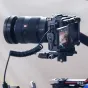 Falcam greito atjungimo kabelio spaustukas Sony FX3 kameros dėžutei - saugus kabelio valdymas su tvirta aliuminio konstrukcija