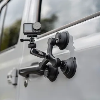 PGYTECH CapLock Three-arm Suction Mount veiksmo kameroms ir išmaniesiems telefonams su 360° reguliuojamu kamuoliniu laikikliu ir trim siurbtukais PGYTECH CapLock Three-arm Suction Mount veiksmo kameroms ir išmaniesiems telefonams su 360° reguliuojamu kamuoliniu laikikliu ir trim siurbtukais