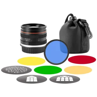Barndoors Snoots & Grids - Westcott 50mm f/1.4 Lens Kit for Optical Spot 4650 - quick order from manufacturer