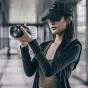 Falcam greito atlaisvinimo apatinė plokštė Sony ZV-E1 su keliais tvirtinimo taškais, šilko sidabro spalvos