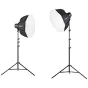 Fluorescent - Westcott U60-B Bi-Color LED 2-Light Softbox Kit 804 - quick order from manufacturer