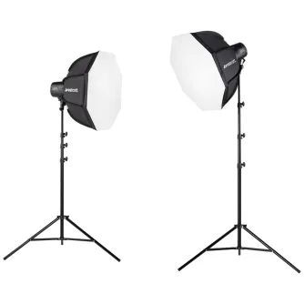 Fluorescent - Westcott U60-B Bi-Color LED 2-Light Softbox Kit 804 - quick order from manufacturer