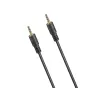 Godox GMC-F3 Monitor Camera Control Cable for Fuji Cameras - Du juodi kabeliai su auksiniais 2,5 mm male jungtimis, su tekstūru, skirti GM6S ir GM7S.