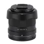 Viltrox Z-20 F2.8 AF STM Nikon Z-mount objektyvas su apsaugine dangteli, demonstruojantis tikslią autofokuso konstrukciją ir kompaktišką dizainą