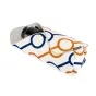 3 Legged Thing WRAPZ savSelf-adhesive reusable cloth wrap Retro Large - Apsauginis apvalkalas fotoaparatams su retro dizainu ir minkšta paminkštinta vidus.