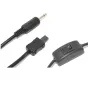 JJC Nikon Trigger kabelis PocketWizard (PW-M1) su 3,5 mm audio jack ir USB Type-C konektoriumi, skirtas Nikon kameroms
