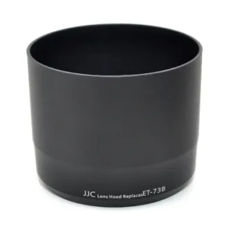 JJC ET-73B Canon Lens Hood Black LH T73B, cilindrinis saulės gaubtas Canon EF 70-300mm F/4.0-5.6L IS USM, su matinio paviršiaus apdaila ir įdubusia vidine dalimi, kad sumažintų atspindžius