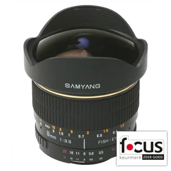 SLR Lenses - Samyang 8mm Fisheye f/3.5 MC Samsung NX - quick order from manufacturer