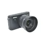 Nikon JJC HB-N101 Sūnų kapšelis (LH-N101) Nikkoro objektyvams, pabrėžiantis jo dizainą ir suderinamumą su Nikkoro VR 10-30mm f/3.5-5.6.
