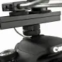 Kiwi CS-30 Hot Shoe Extension Bar 300mm Canon kameroms - reguliuojamas metalinis strypas su guminiu žiedu blykstės priedams