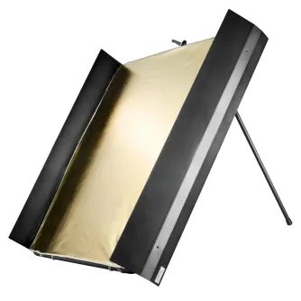 Atstarotāju paneļi - walimex pro Reflector Panel with Barn Doors, 1x1m 18603 - ātri pasūtīt no ražotāja
