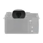 JJC EF-XTL silikoninis vaizdosaklis ant Fujifilm kameros, pakeičia Fujifilm X‑T1 ir X‑T2, minkšta ir tvirta medžiaga apsaugo nuo šviesos ir atspindžių