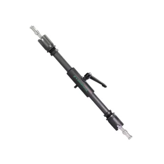 9.Solutions Dvigubas sąnario ranka vidutinė (460 mm) - Juoda ranka su 2x 5/8" kaiščiais ir 3/8-16 moteriškais sriegiu, apkrova 19,9 lb