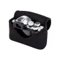 JJC OC-F2BK neopreninis fotoaparato dėklas apsaugo Fujifilm X-A1 sisteminį kamerą su šoką sugeriančiu neoprenu ir Velcro uždarymu.