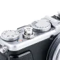 JJC Soft Release Button SRB-M Sidabrinė Montažinė Mygtukas Fotoaparato Užrakto Mygtukui