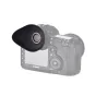 JJC EC-EGG Canon EyeCup - minkštas silikonas, 360 laipsnių rotacija, mažina atspindžius, ergonomiškas dizainas