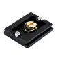 JJC Quick Release Plate CP-5 su tekstūruota anti-slip paviršiumi ir Arca Swiss suderinamumu