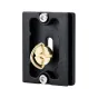 JJC Quick Release Plate CP-5 Aliuminio kamera montavimo plokštė su neslystančia vaga ir auksine užrakto rankena