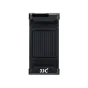 JJC Smart Phone Clip SPC-1A Black - Saugus išmaniojo telefono tvirtinimas prie selfie lazdų ir trikojų su reguliuojamu 56-105 mm ilgiu.