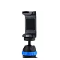JJC Smart Phone Clip SPC-1A Black - Patikimas išmaniojo telefono tvirtinimas su reguliuojamu 56-105mm pasiekiamumu ir šaltuoju batų suderinamumu.