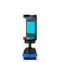 JJC Smart Phone Clip SPC-1A Blue - Reguliuojamas išmaniojo telefono laikiklis su 1/4 colio sriegiu, skirtas trikojams, selfie lazdoms ir priedams.
