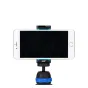 JJC Smart Phone Clip SPC-1A Blue tvirtai laiko išmaniuosius telefonus selfie lazdoms ar tripodams su reguliuojamu pločiu 56-105 mm.