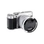 Sidabrinis objektyvo gaubtas JJC LH-XF1545 Fujifilm XC15-45mm f/3.5-5.6 OIS PZ objektyvui, apsaugantis nuo objektyvo atspindžių ir įbrėžimų