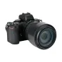 JJC HB-90A Nikon objektyvo gaubtas (lens hood) Nikon Z DX 50-250mm f/4.5-6.3 VR, juodos petalo formos, mažina atspindžius ir saugo objektyvo priekį.
