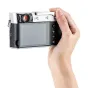 JJC TA-X100V Thumbs Up Grip Sidabrinis, ergonomiškas aliuminio rankena su hot shoe tvirtinimu