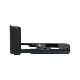 JJC HG-X100V kamera gripa Fuji X-100V/X-100F - Tvirtas aliuminio griebtuvas su neslystančia mikropluošto oda, Arca-Swiss suderinamumas ir lengvas prieiga prie baterijos ir atminties kortelės