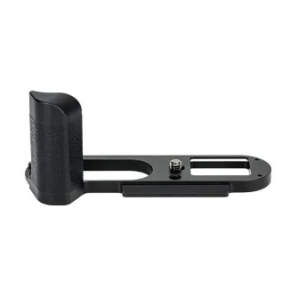 JJC HG-Q2 Fotoaparato rankena Leica Q2 - ergonomiška aliuminio rankena su Arca-Swiss suderinamumu ir dirželiu.