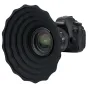 JJC Silikoninis objektyvo gaubtas LH-ARL 73mm-88mm DSLR kameroms, sulankstomas dizainas su apsauga nuo purslų, idealiai tinka atspindinčioms paviršiams.