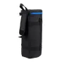 JJC DLP-8II Deluxe Lens Pouch su mėlynu užtrauktuku ir nuimamu peties diržu objektyvo apsaugai