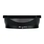 Juodas JJC LH-JXF18 objektyvo gaubtas su išlenktu dizainu, apsaugantis nuo objektyvo atspindžių ir saugantis priekinį objektyvo elementą.