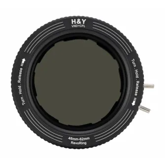 Adapters for lens - H&Y H&Y Revoring 46-62 mm adjustable filter adapter with ND3-1000 gray filter and CPL polarizing filter - quick order from manufacturer